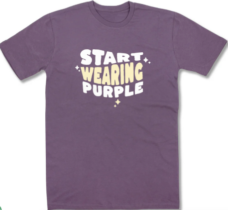 Short Sleeve T Shirt - Start Wearing Purple